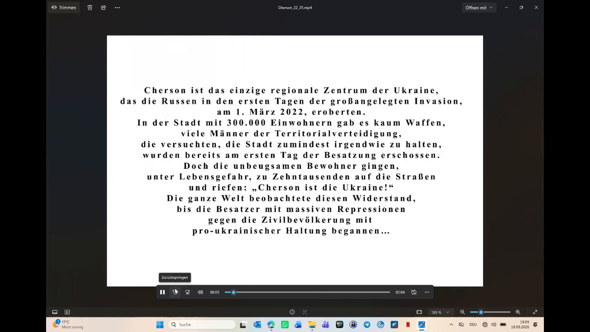 Cherson – eine Stadt im Fadenkreuz