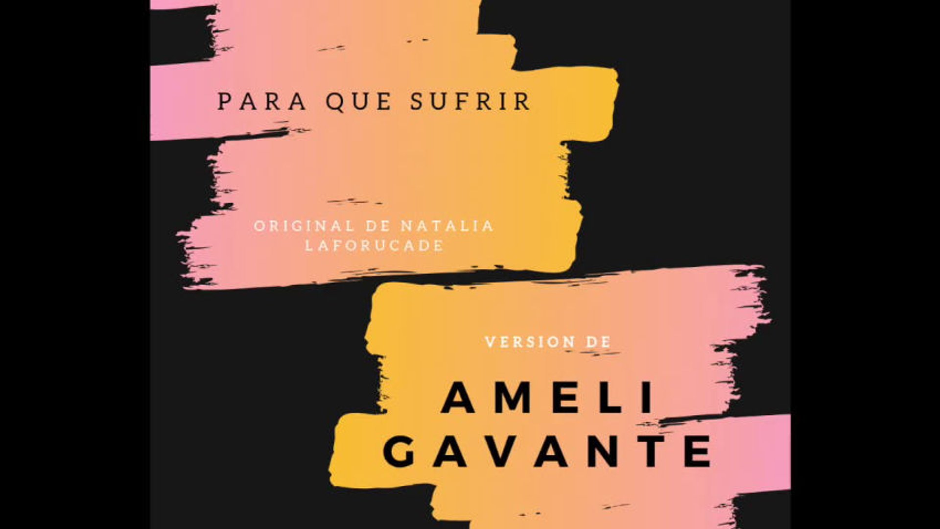 Natalia Lafourcade Para qué sufrir COVER