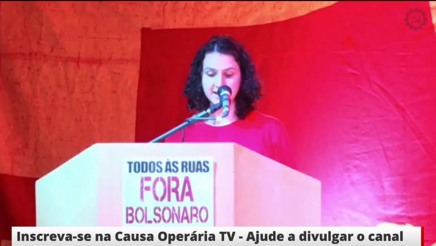 Natália Pimenta: Intervenção no ato de 1º de Maio de Luta e Classista