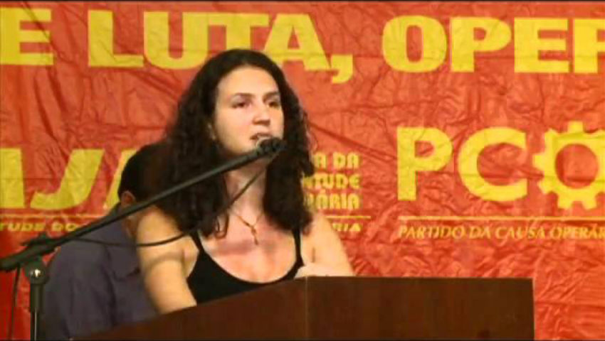 1º de maio 2011 - discurso da companheira Natália Pimenta