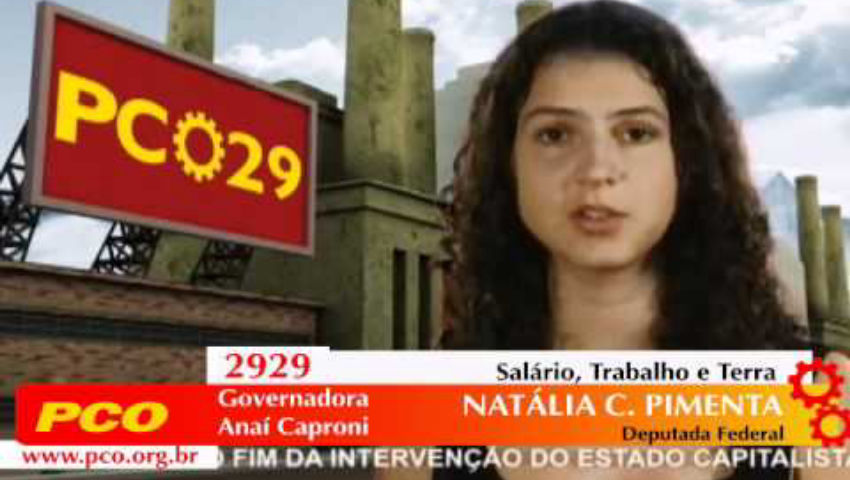 COTV Programa Eleitoral SP Deputada Federal Natália Pimenta programa 1