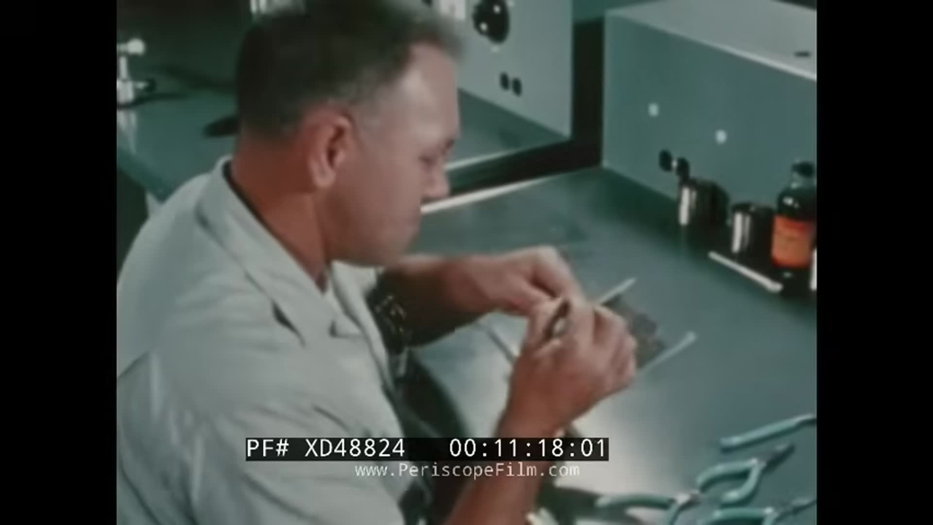 1958 "ABOVE AND BEYOND" NASA SOLDER & SOLDERING TECHNIQUES ELECTRONICS INSTRUCTIONAL FILM XD48824