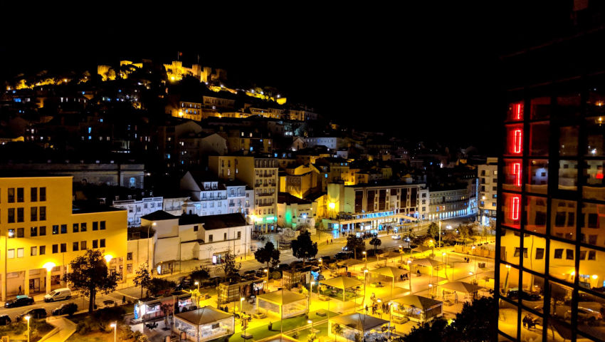 The night life above and under Martim Moniz