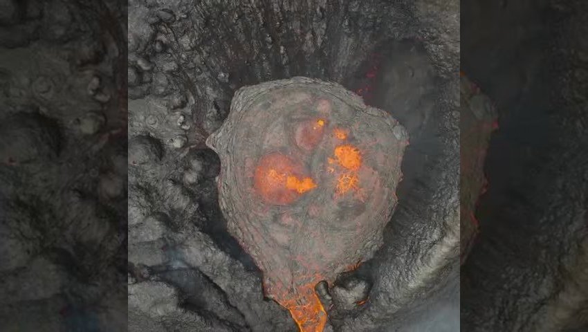 a_drone_filmed_a_volcano_erupting_from_above_and