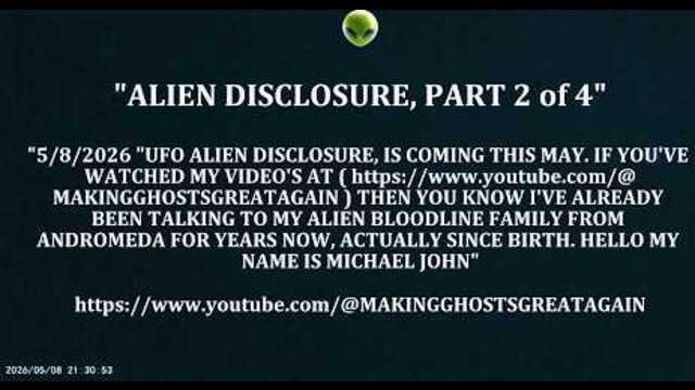 "ALIEN DISCLOSURE, PART 2of 4" SPIRITS AND ENTITIES ABOVE OUR HEADS IN DARK NIGHT TIME SKIES!