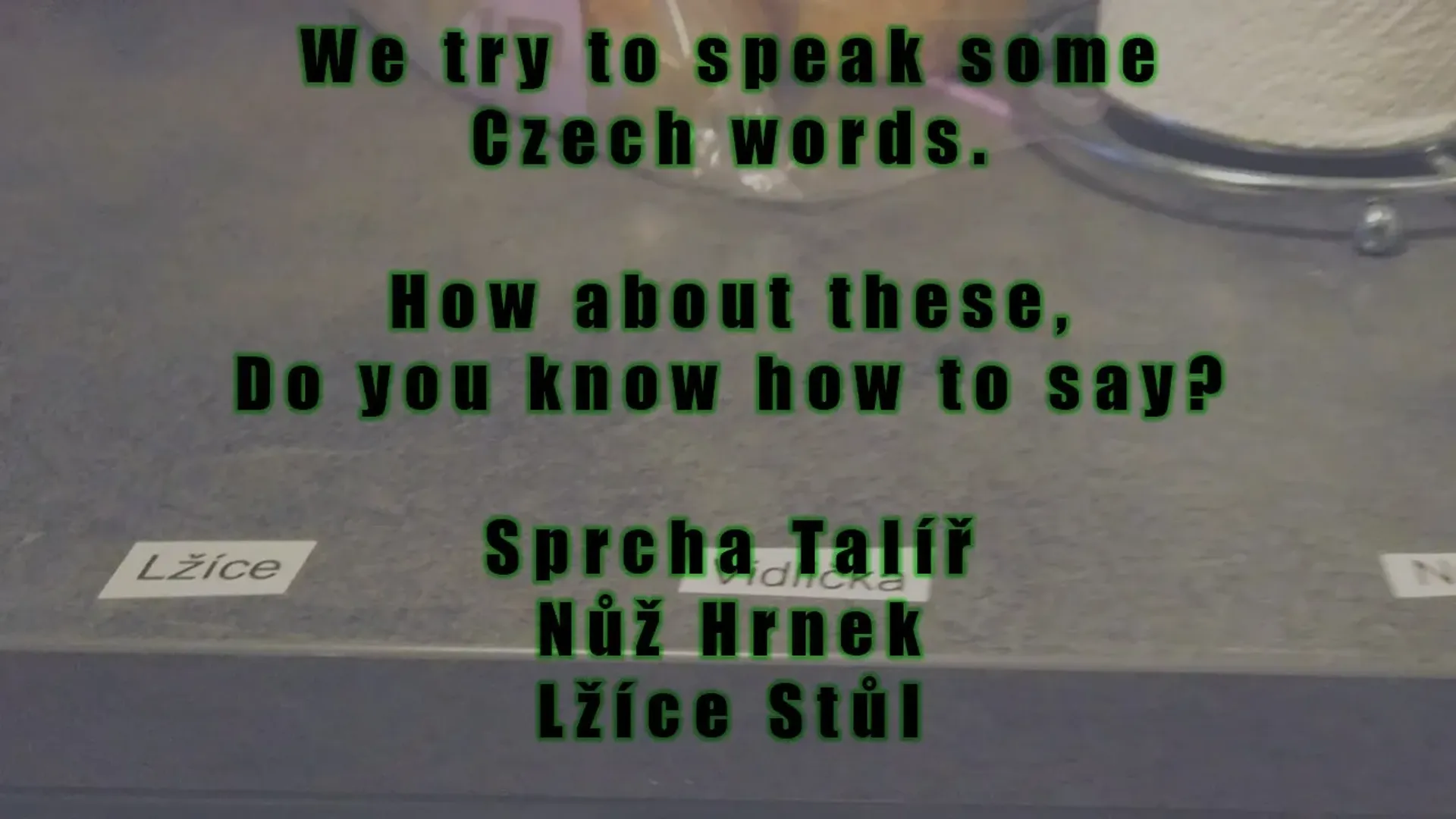 Learning Czech Part 01