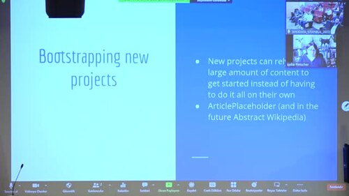Wikidata Istanbul 2022 - Wikimedia Projects and Beyond by Lydia Pintscher (Day 1, English)