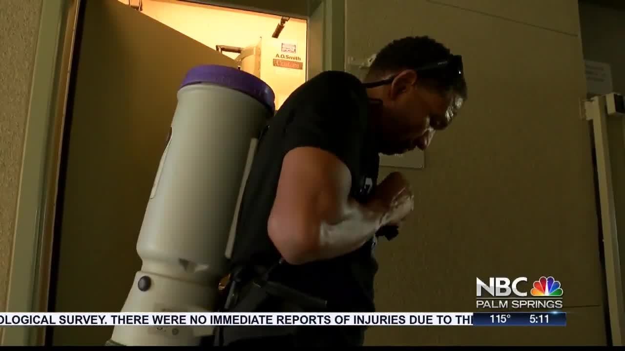 Janitor Goes "Above and Beyond"