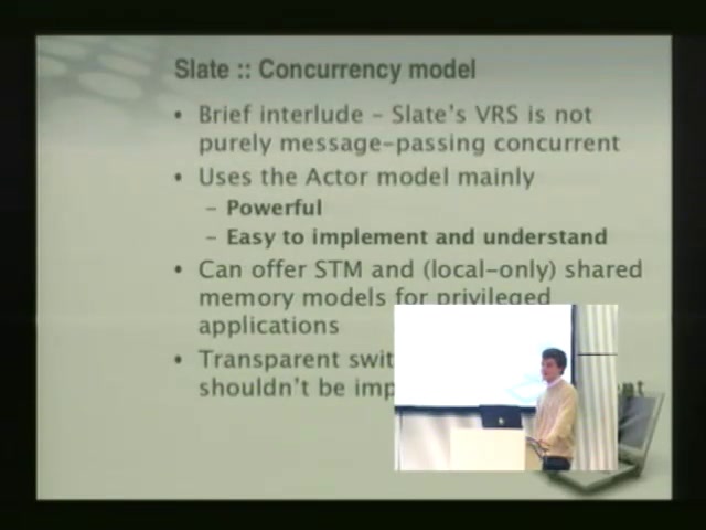 After C: D, libd and the Slate project - A clean slate for operating systems