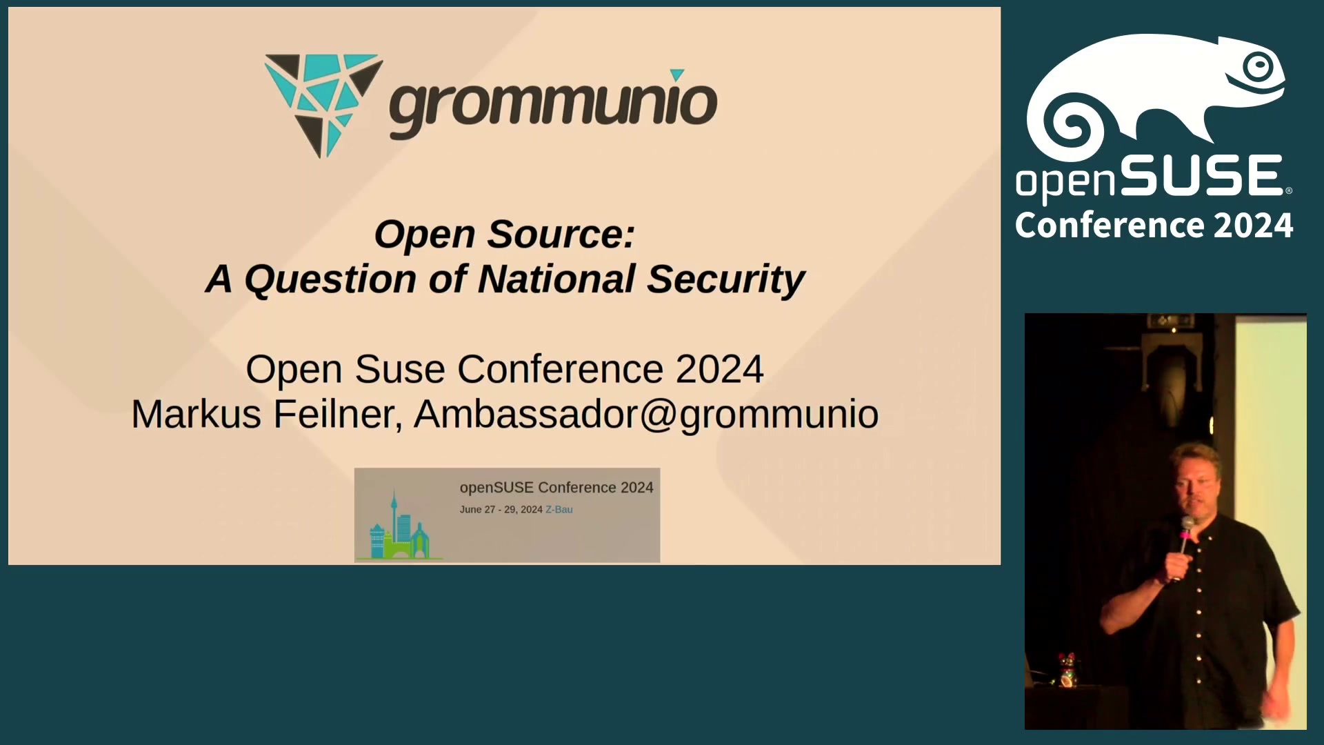 Open Source: A question of national and global security - What will you do when things go bad? Taking precautions in a failing world