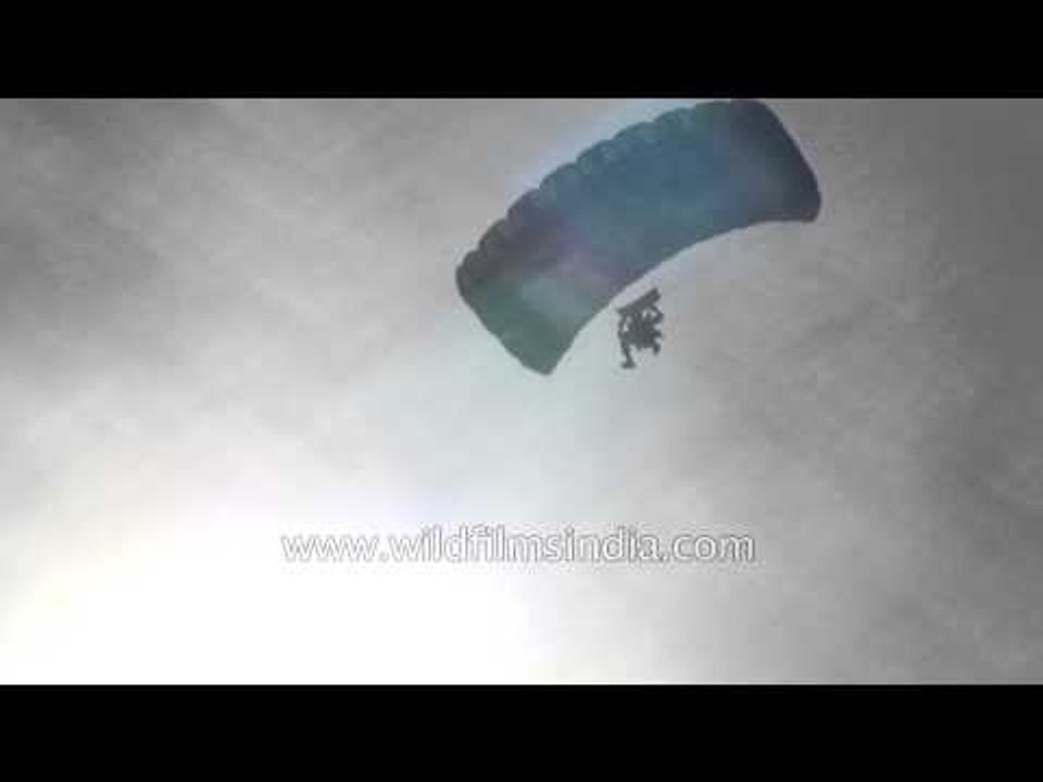 Flying above