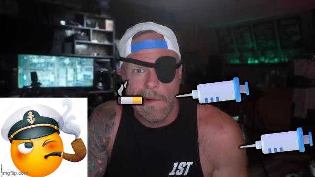 😷💉💉🧬👿☠ Covid-19 Believer Leon Lush's got Bells Palsy now 🤣