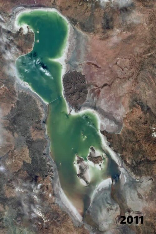 Urmia lake drought
