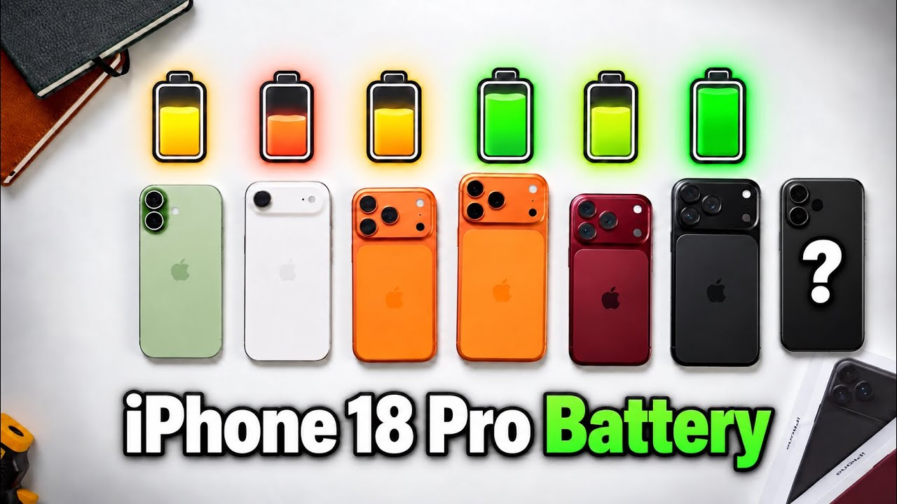 iPhone 18 Pro vs 18 Pro Max BATTERY Test - Not What I Expected…