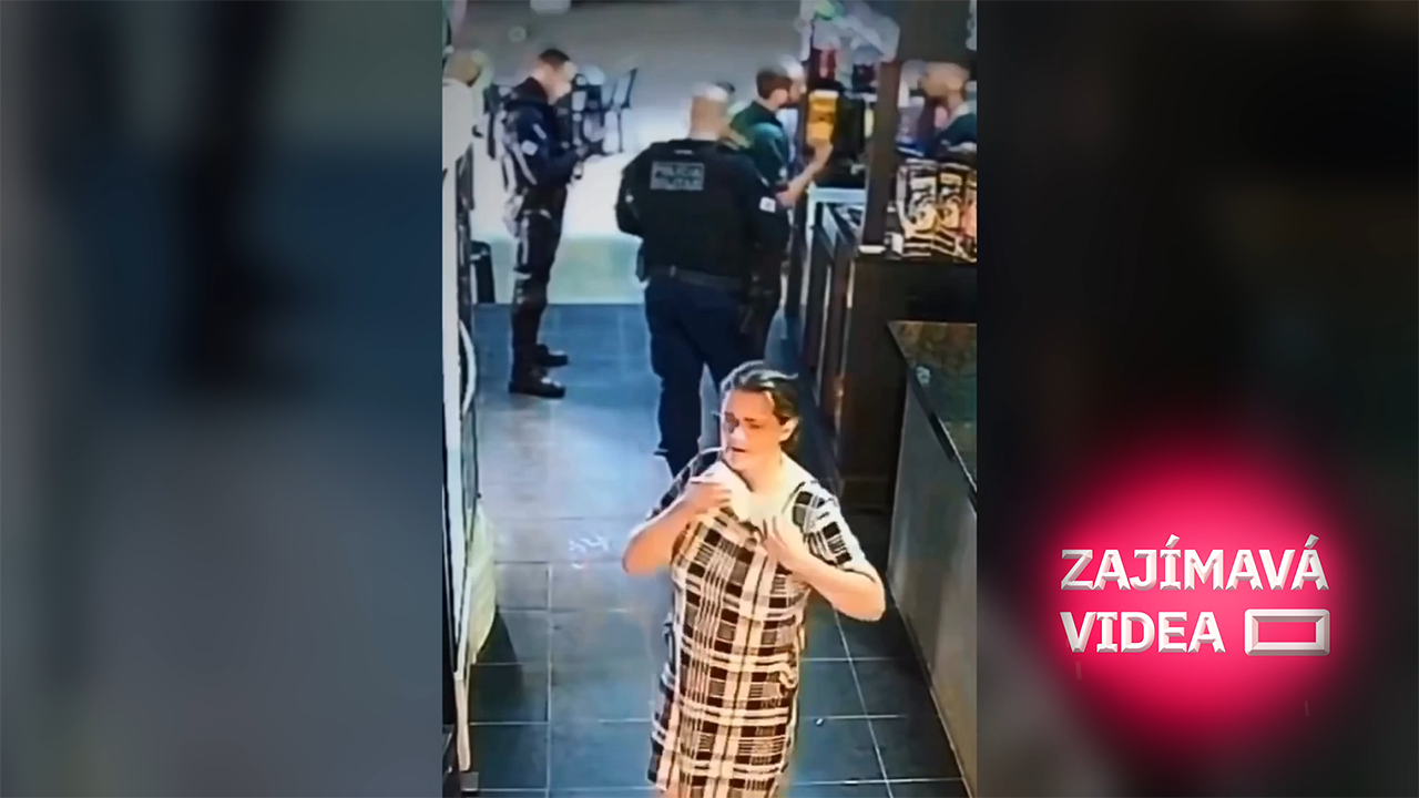 Vrchol drzosti. Zlodějka si ládovala lup do podprsenky hned vedle policistů