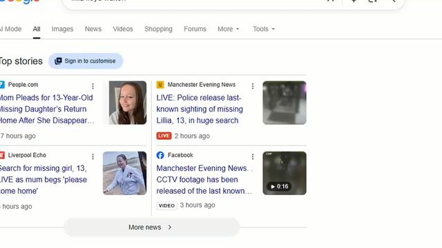 latest lillia lloyd 33 ll missing people uk fakery