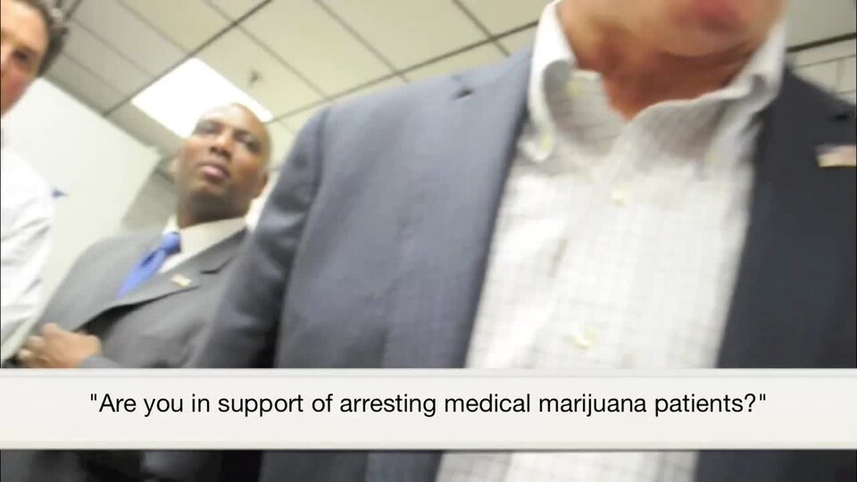 Romney asked about medical marijuana