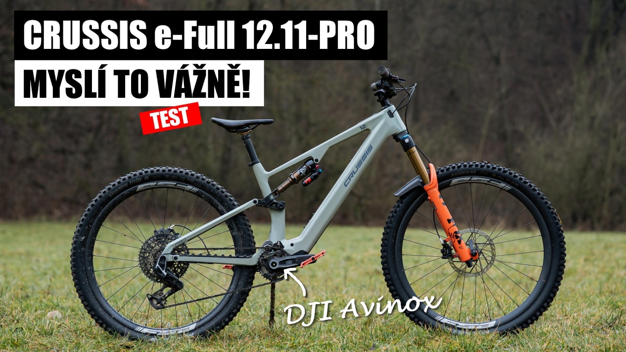 Elektrokolo Crussis nové generace v testu: Motor DJI Avinox vás překvapí!