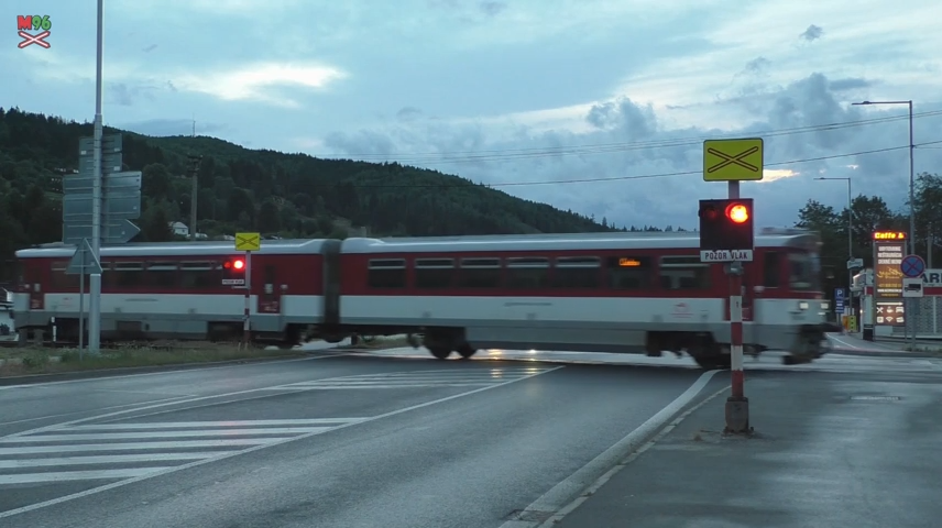 Železniční přejezd Čadca na Slovensku