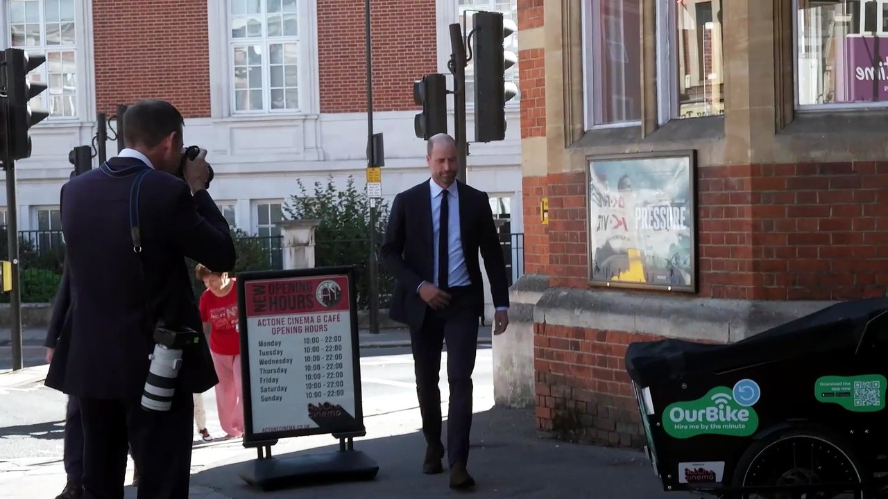 Prince William questioned about Charles Spencer's book on cinema visit