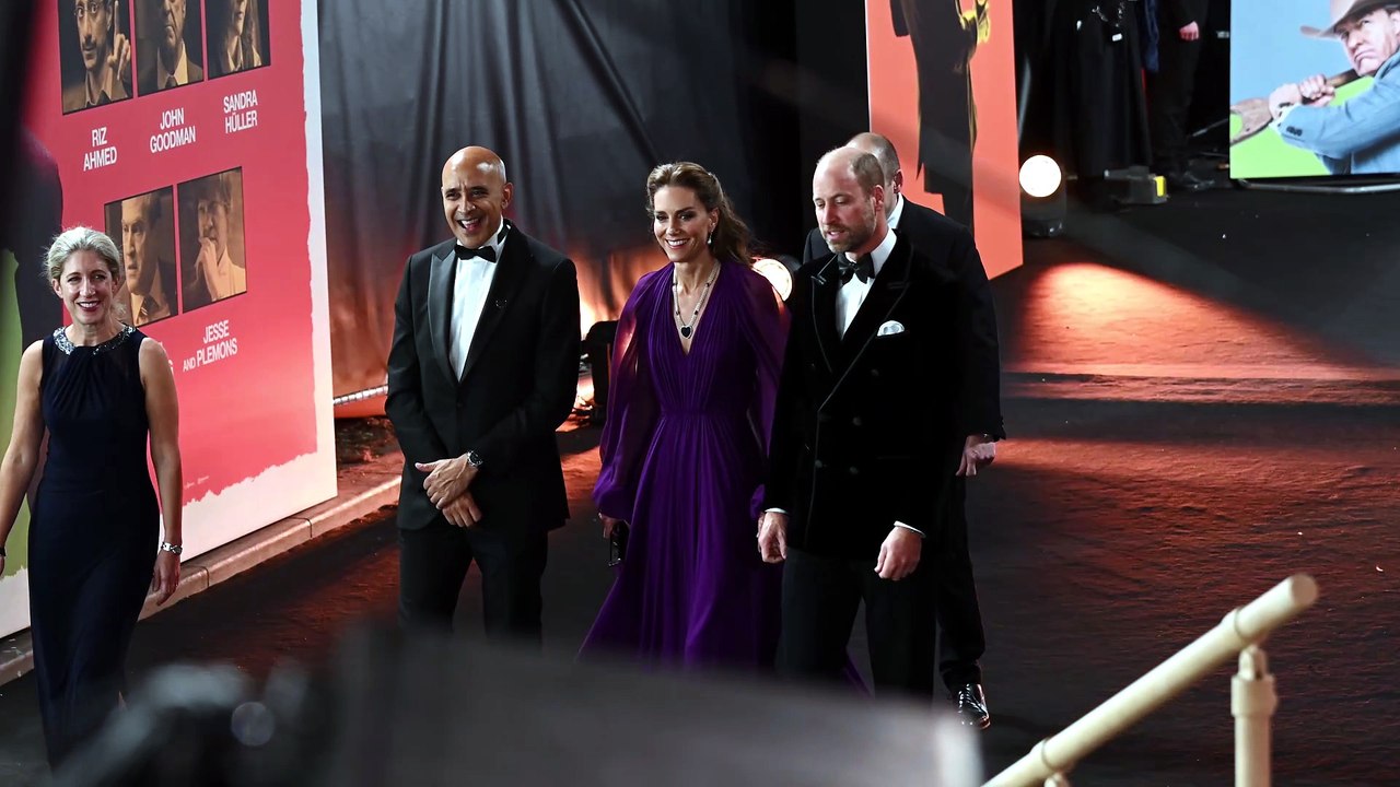 Prince William and Princess Kate arrive at the Digger Premiere in London