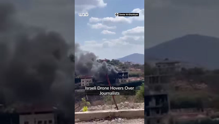 Un drone israélien survole à très basse altitude des civils et journalistes au sud du Liban