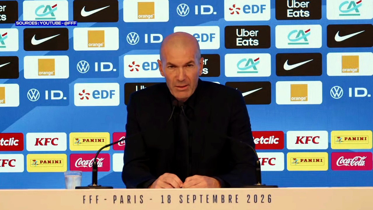 Zinedine Zidane se prononce sur le Ballon d'Or