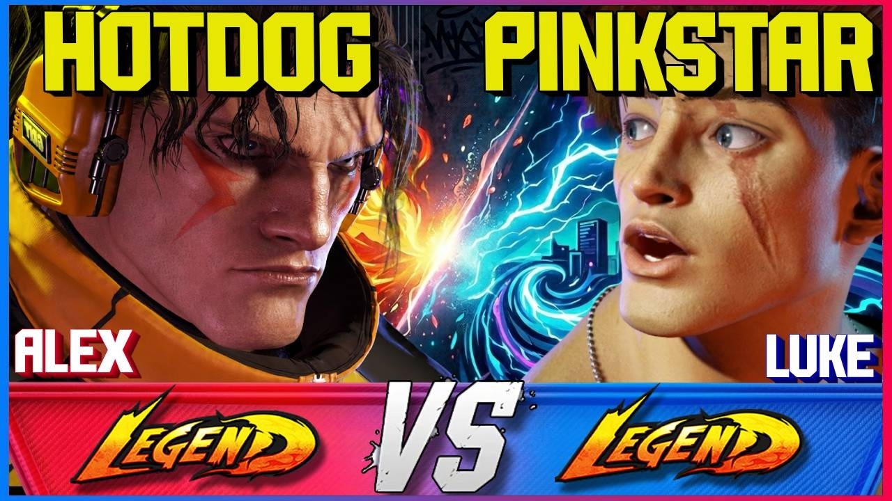 HOTDOG (Alex) vs PINKSTAR (Luke) – Alex Legend vs Luke Master! | SF6