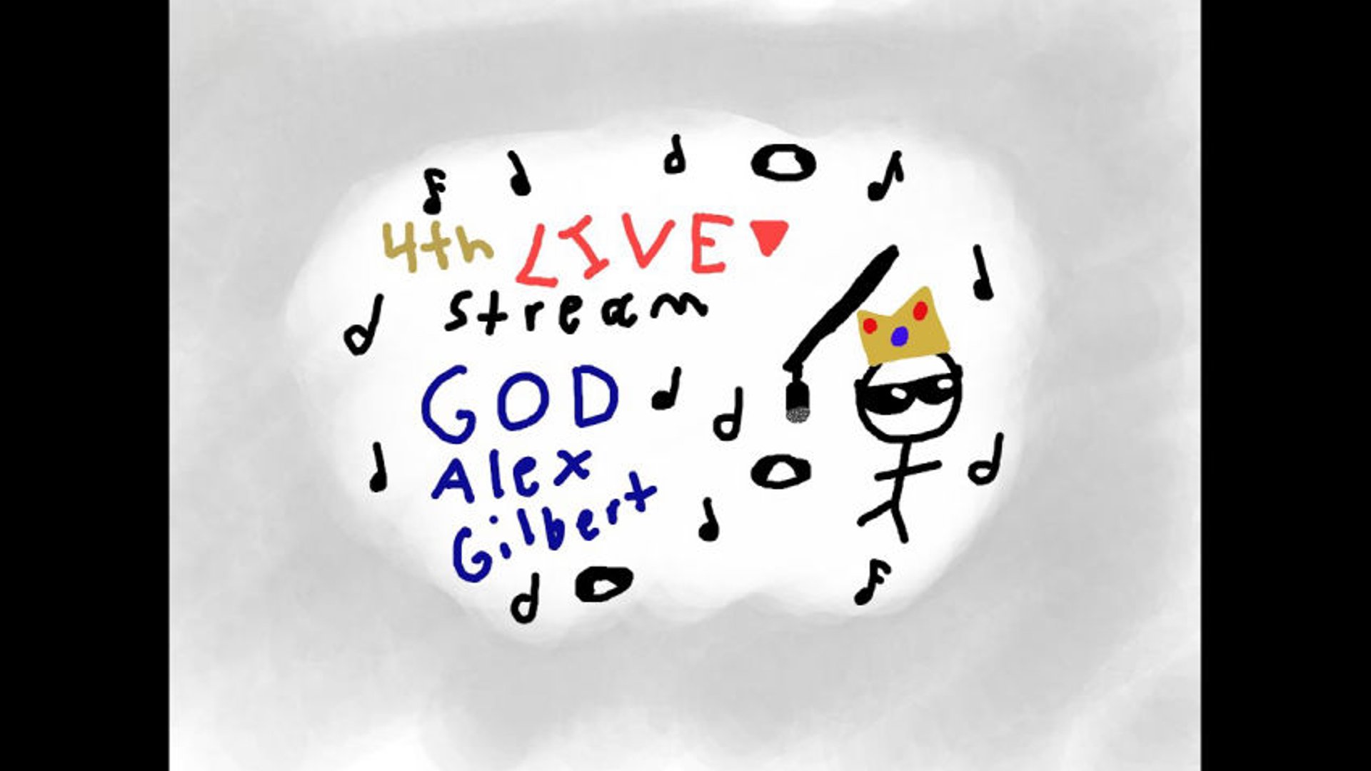 GOD Alex Gilbert - Fourth EVER LIVE Stream! Writing Lyrics Yo!