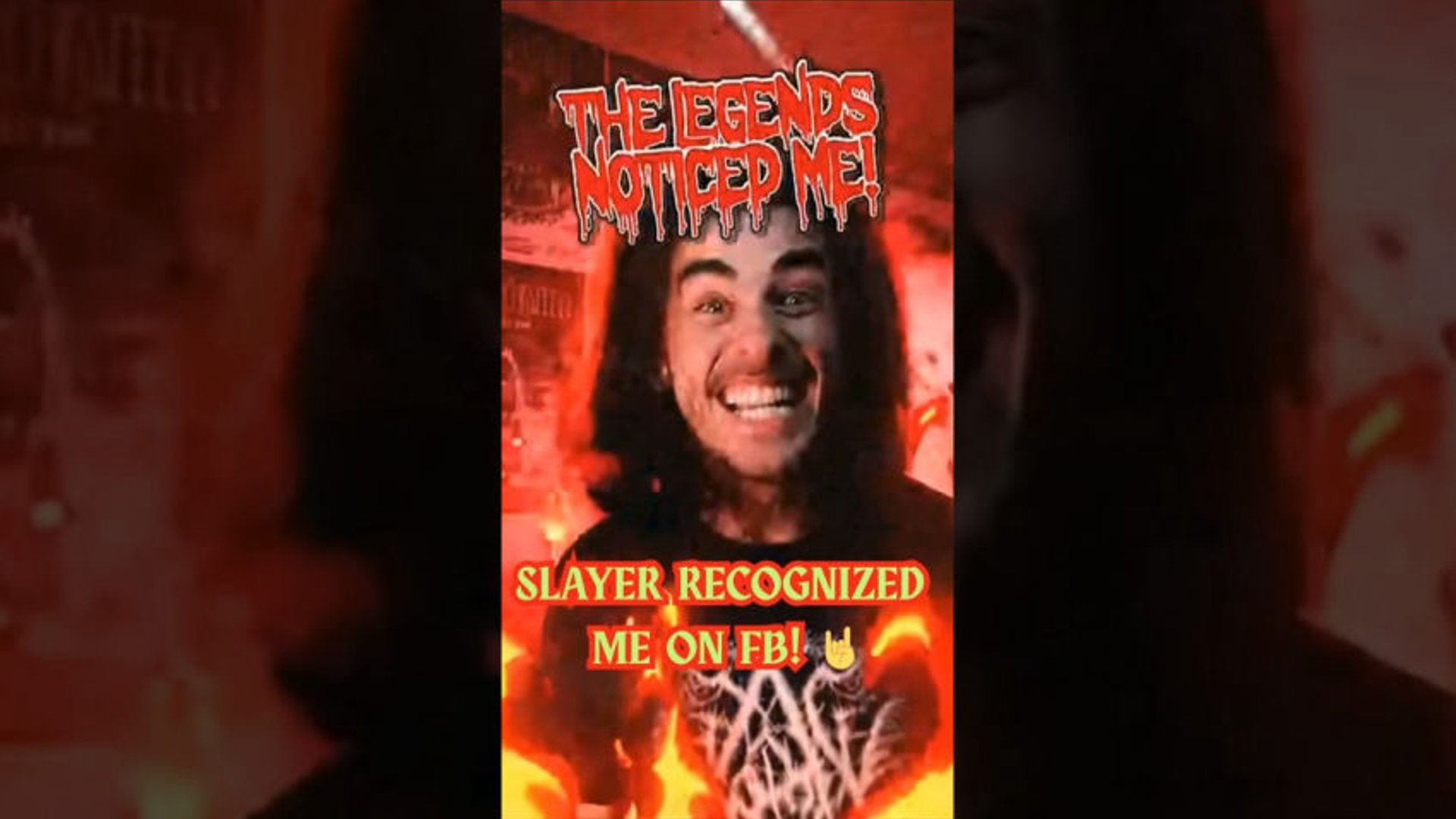 POV: SLAYER recognized me as a Top Fan! 🤘🔥 #Slayer #Metal #shorts