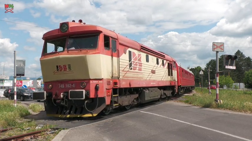 Kompilace železničních přejezdů na Slovensku za rok 2025