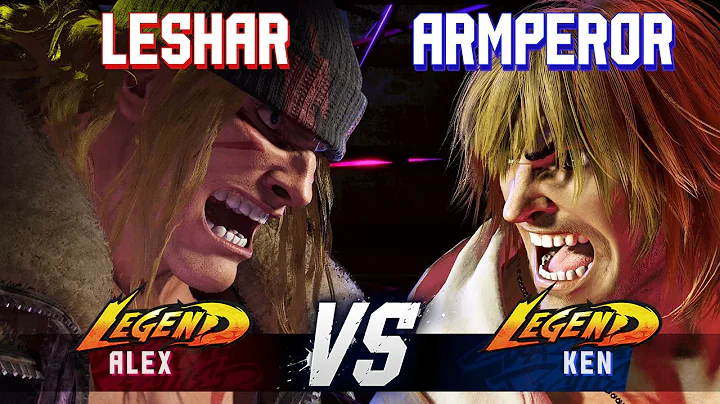 SF6 ▰ LESHAR (Alex) vs ARMPEROR (Ken) ▰ High Level Gameplay