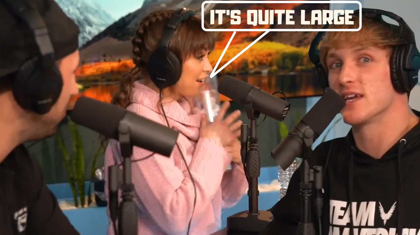 LOGAN PAUL TO RILEY REID: That's an exact replica of my penis