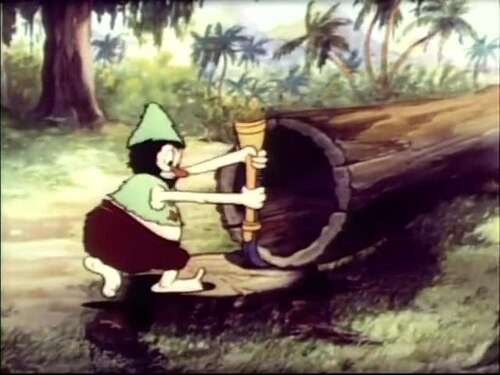 Burt Gillett and Tom Palmer - Rainbow Parade - Molly Moo-Cow and Robinson Crusoe (1936)