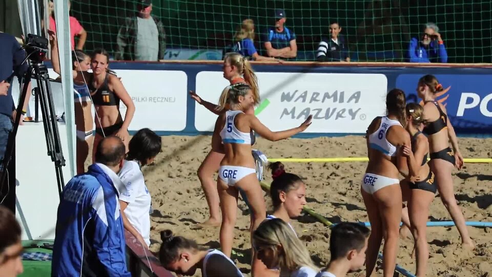 Beach handball Euro 2019 Quarter Final Women NED-GRE 250