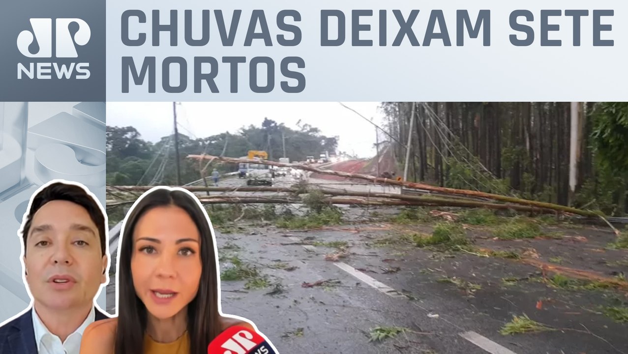 SP ainda sofre com estragos do temporal; Klein e Dantas comentam