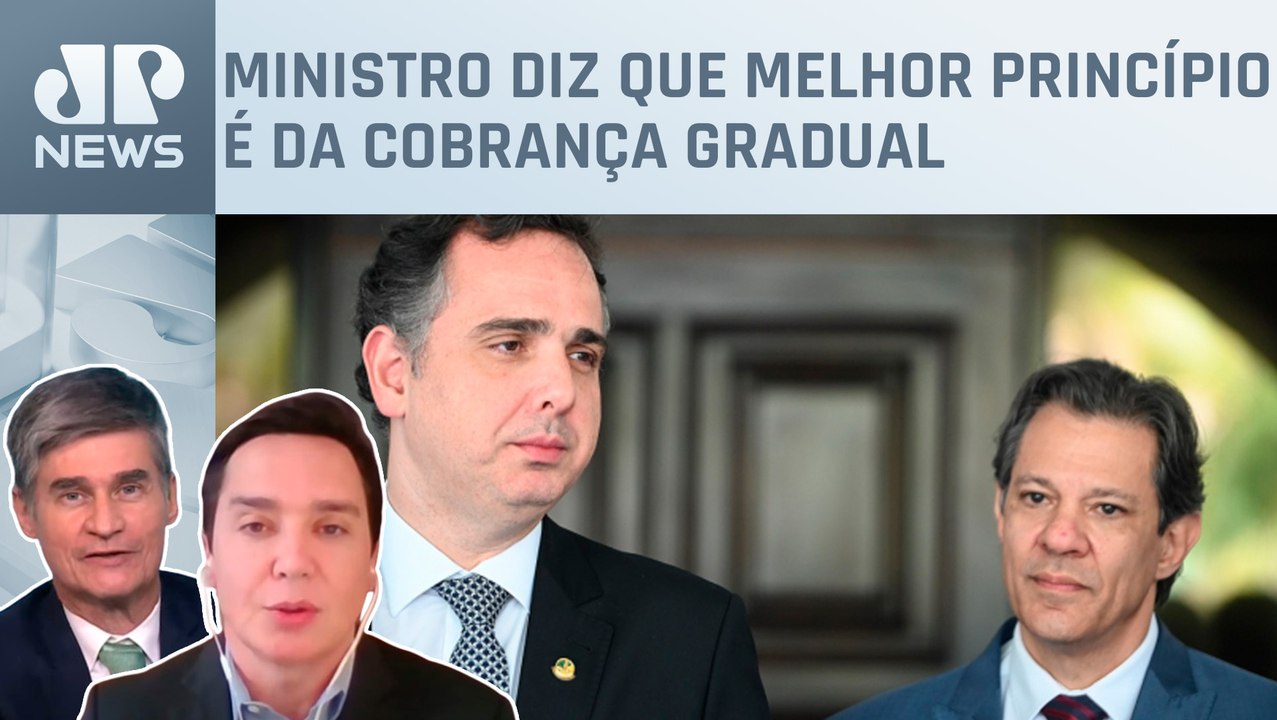 Pacheco fala em recuo, mas Haddad defende reoneração da folha; Piperno e Dantas comentam