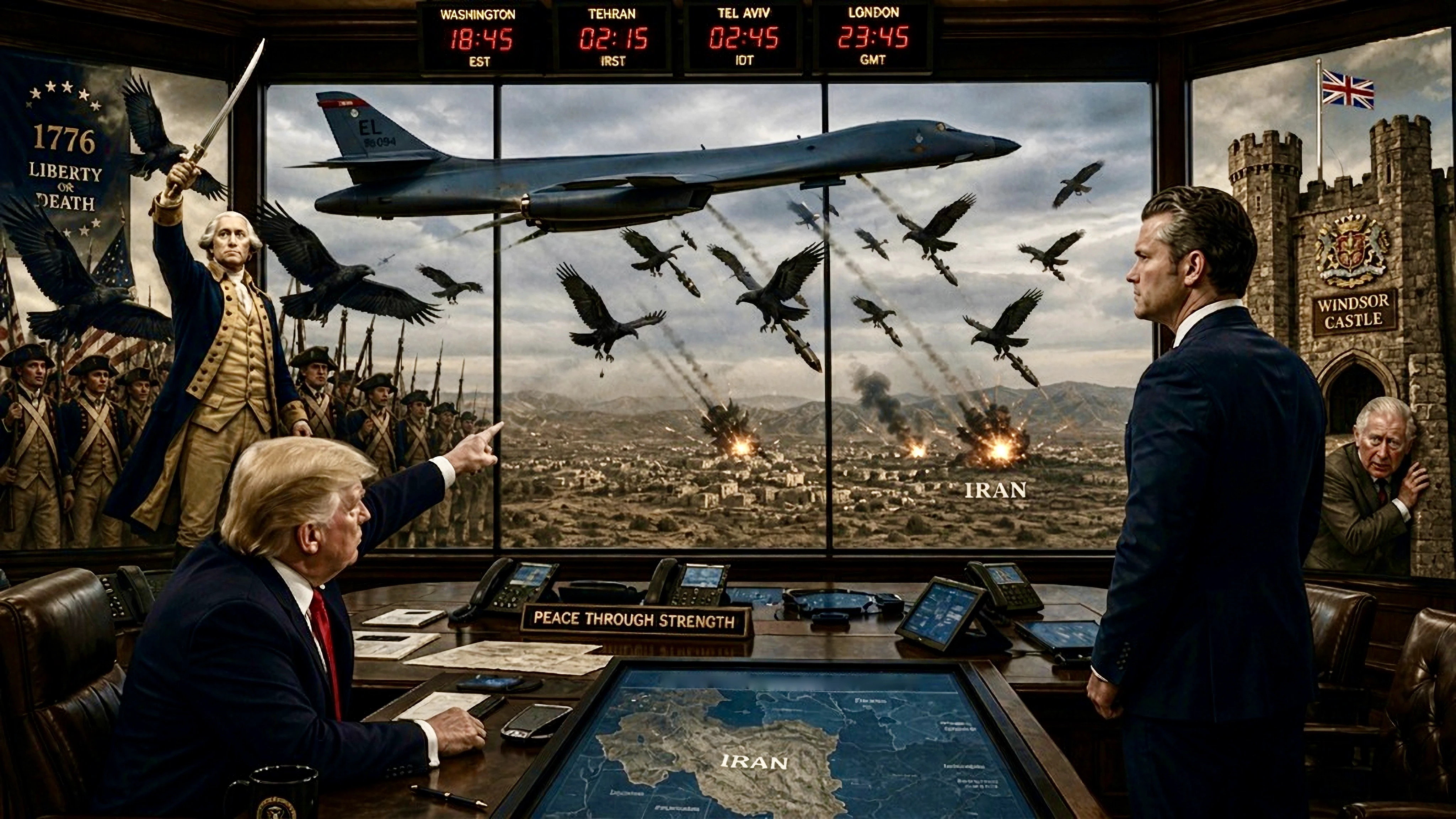 7/24/26 TRUMP: DARK E_GLE/IRAN! HUNGARY: WARNING! BURNHAM UK FLIP?!
