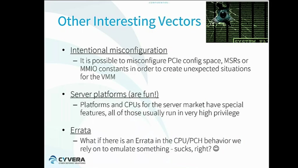 Virtually Impossible: The Reality Of Virtualization Security - Errata FTW