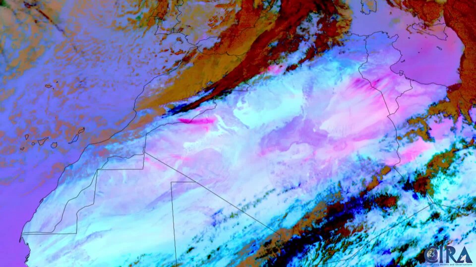 Dusty Skies Above the Sahara Desert (CIRA 2024-03-26 - nolabels)