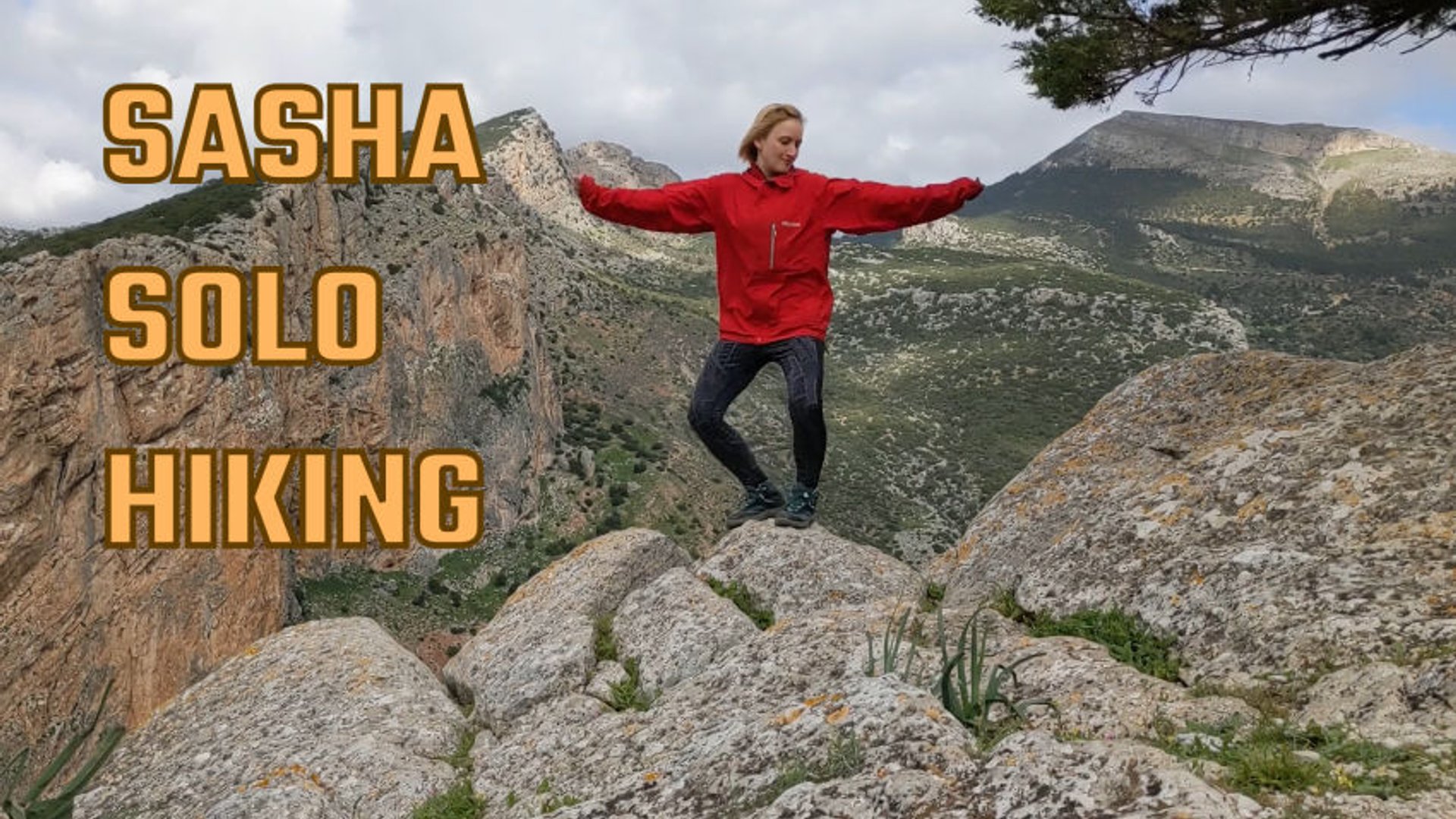 Sasha Solo Hiking above Caminito del Rey