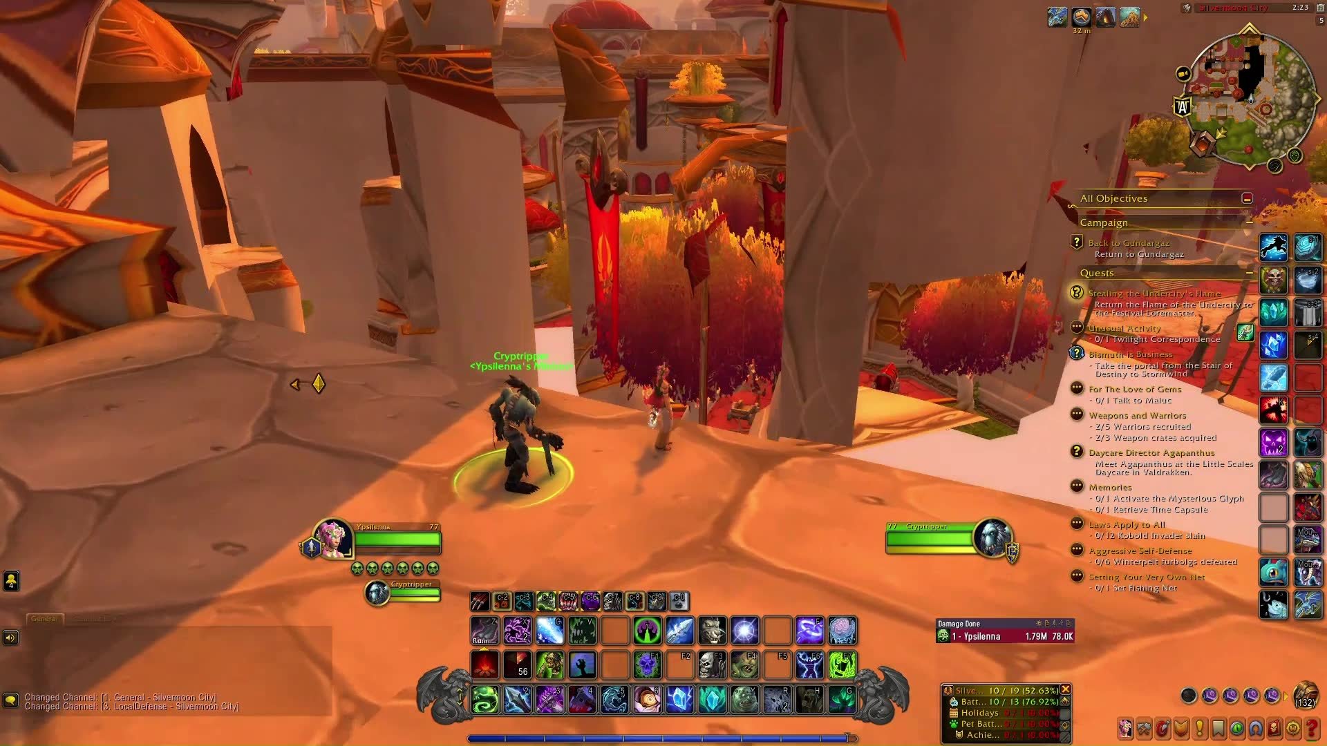 Old Silvermoon from above - World of Warcraft: The War From Within