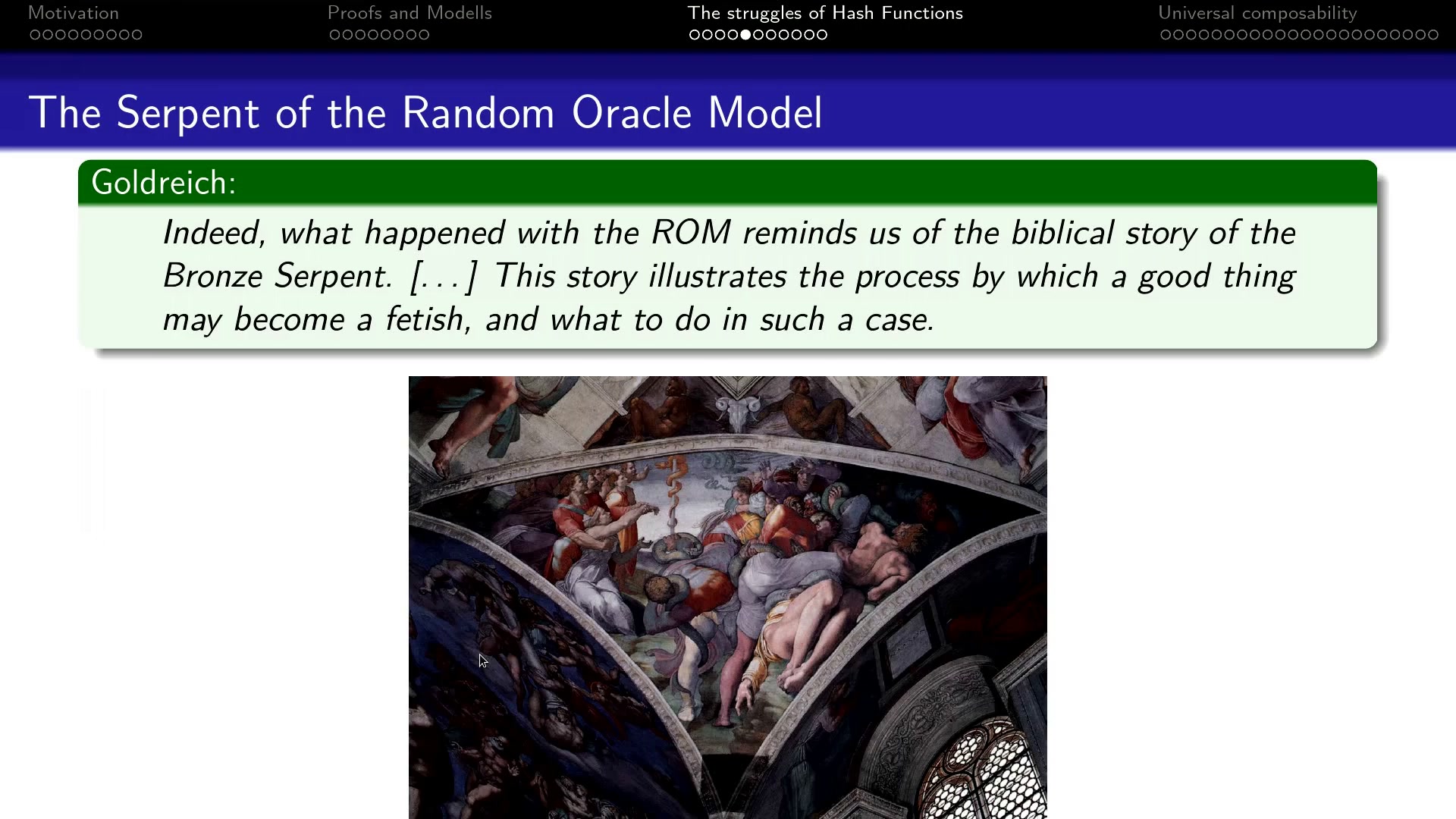 Provable Security - How I learned to stop worrying and love the backdoor