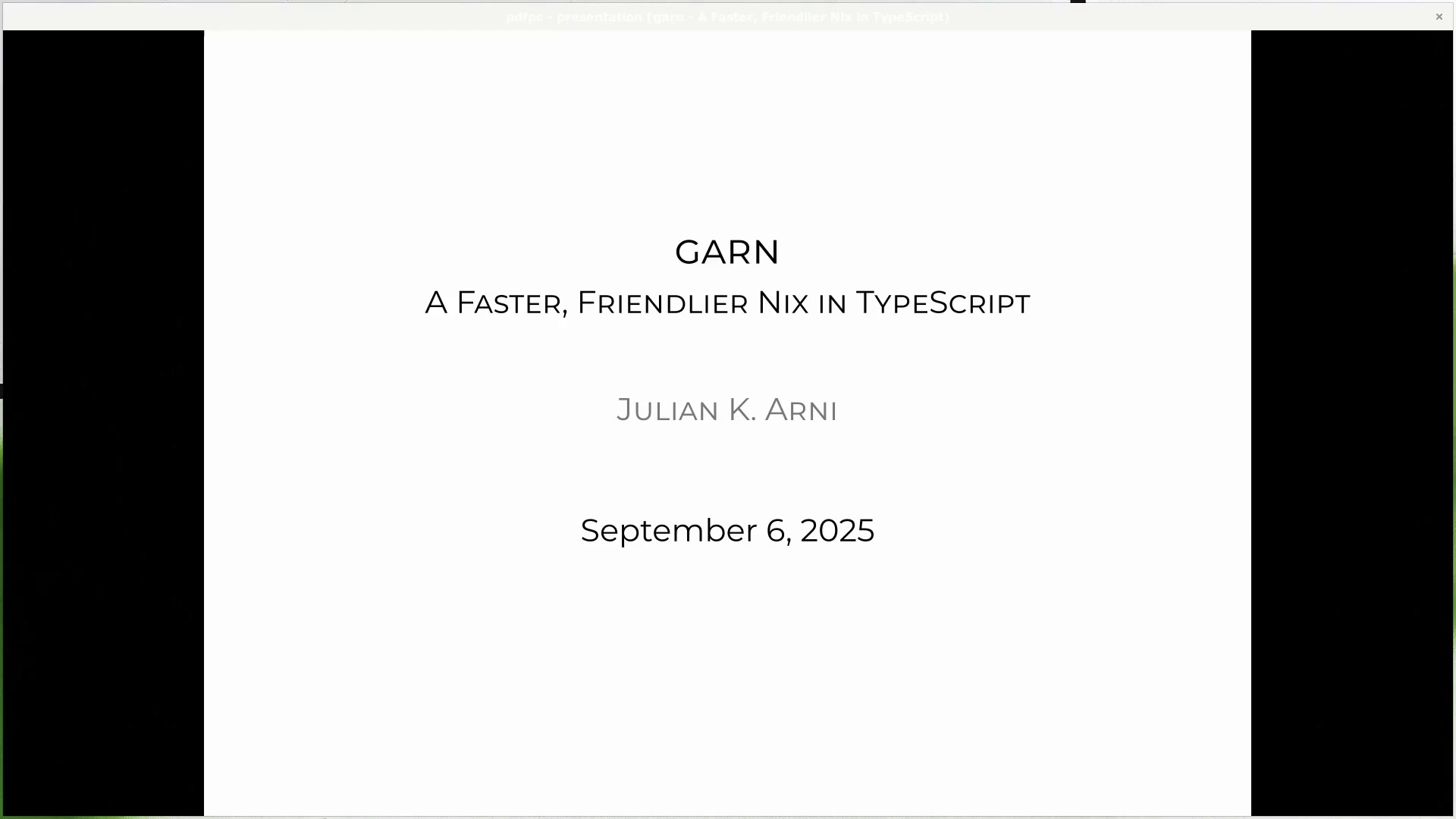 garn: A Faster, Friendlier Nix in TypeScript