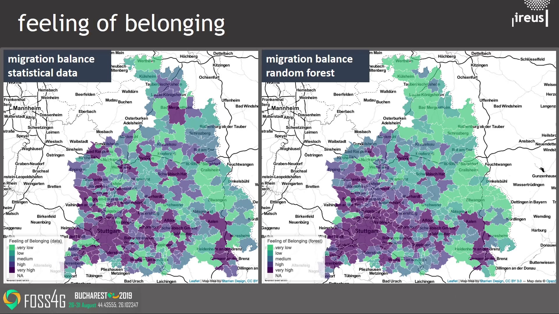 Exploratory study of urban resilience in the region of Stuttgart based on OpenStreetMap and literature resilience indicators