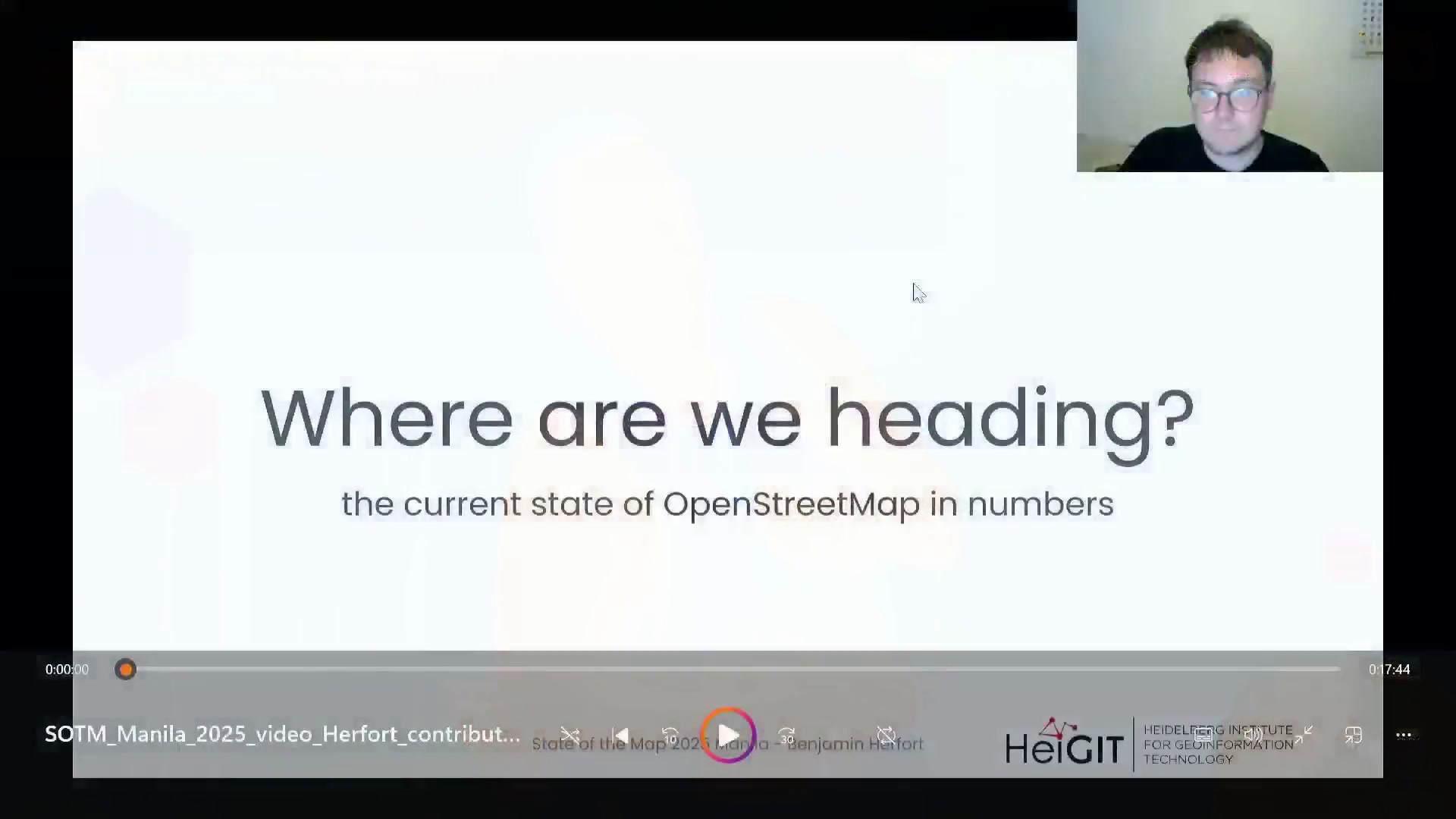Where are we heading? The current state of OpenStreetMap in numbers.