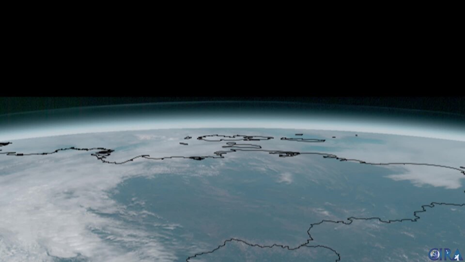 Noctilucent Clouds Hang Above the Arctic (CIRA 2025-07-18 - nolabels)