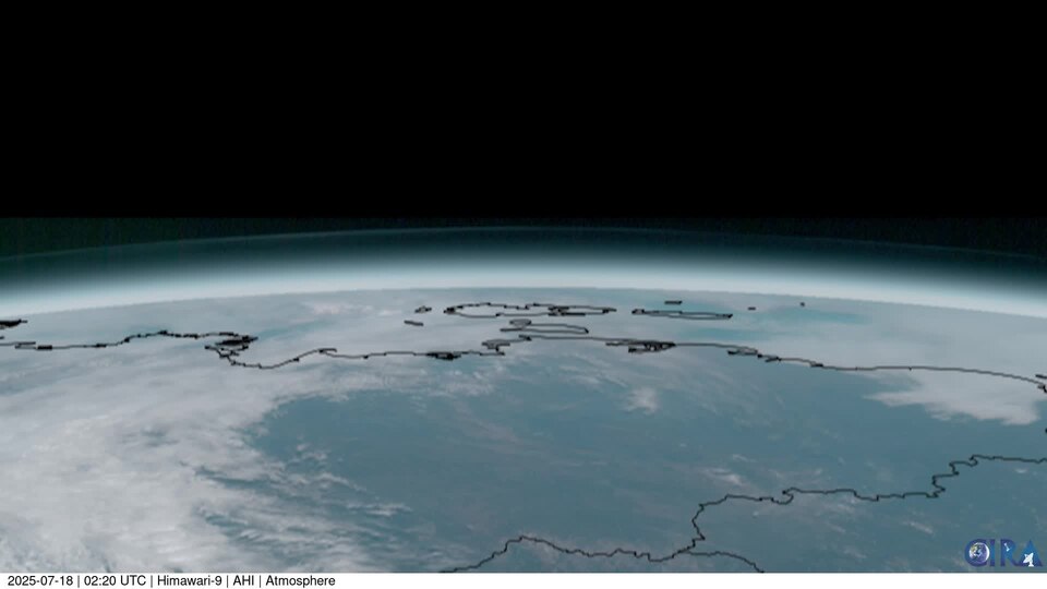Noctilucent Clouds Hang Above the Arctic (CIRA 2025-07-18 - labels)