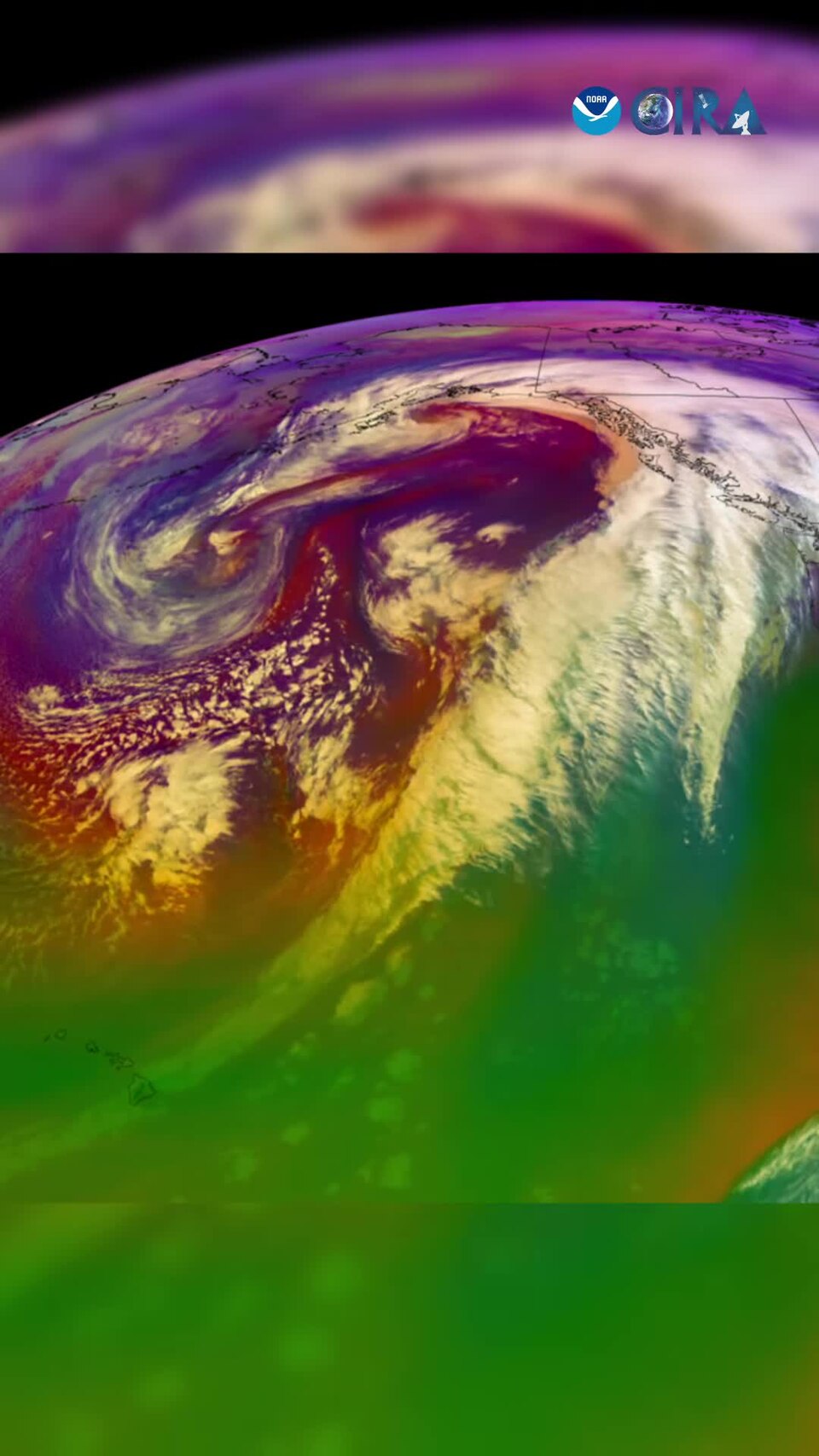 Dynamic Skies Above the Eastern Pacific Ocean (CIRA 2026-02-04 - nolabels portrait)