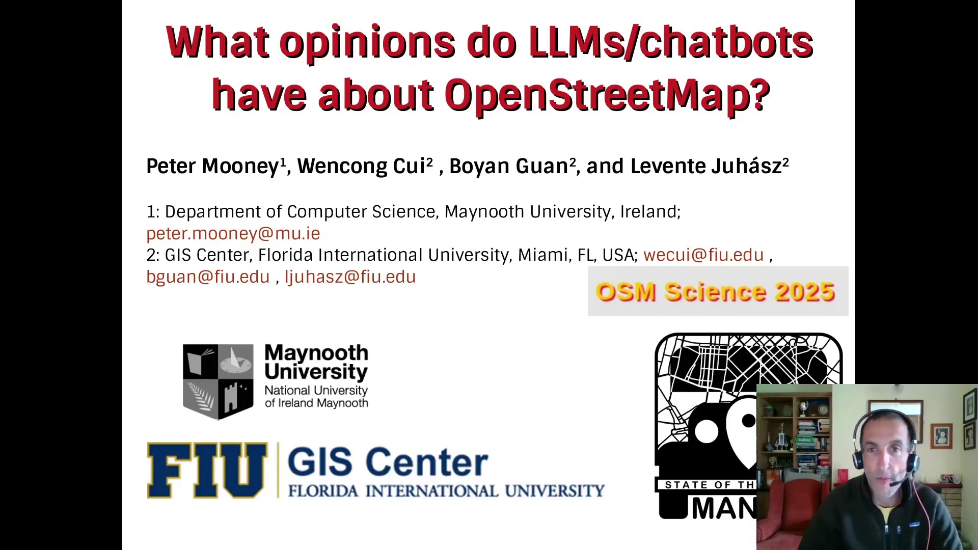 What opinions do LLMs/chatbots have about OpenStreetMap?